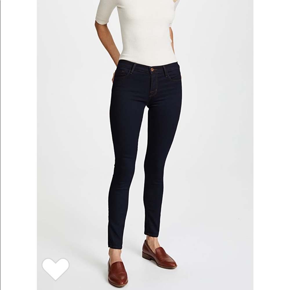 J Brand 811 Midrise Skinny jeans 24 color: Ink